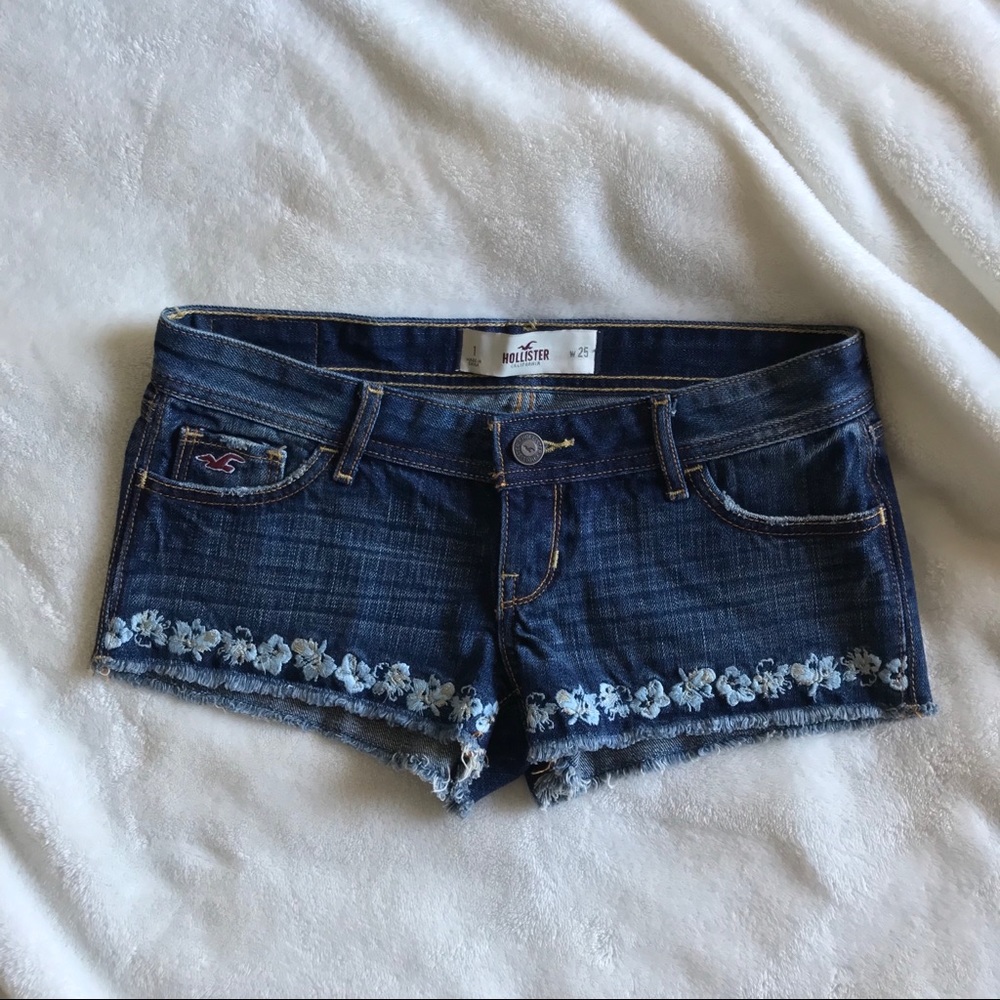 Floral Hollister Short Shorts